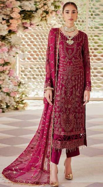 MAHNUR VOL 46 BY SAGAR IMPEX HEAVY GEORGETTE SALWAR KAMEEZ SUPPLIER IN INDIA