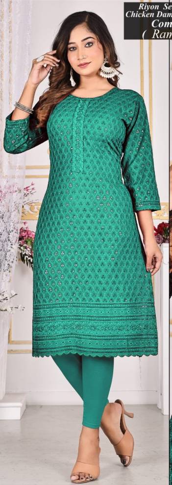 TRENDY KURTIS BY SAGAR IMPEX RAYON SEQUENCE SALWAR KAMEEZ MANUFACTURER IN INDIA