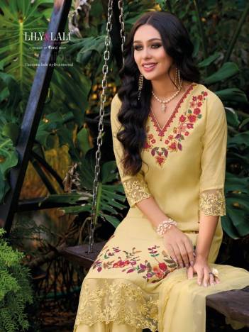 MANYATA BY LILY & LALI PRINT & HANDWORK ON CHANDERI SILK EXPORTER IN INDIA