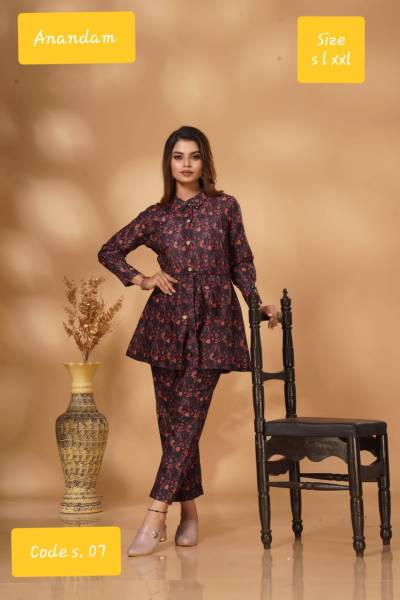 SERIES – 01 TO 08 BY ANANDAM POLYESTER COTTON WESTERN WEAR WHOLESALER IN INDIA