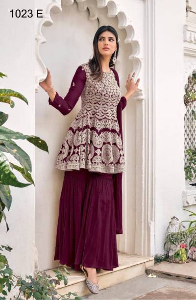 EB 1023 BY SAGAR IMPEX BLOOMING GEORGETTE SALWAR KAMEEZ MANUFACTURER IN GUJRAT