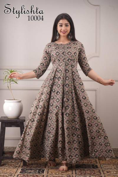 STYLISHTA STYLISHTA VOL-10 10001 TO 10004 NX DESIGNER GOWN WHOLESALER IN INDIA