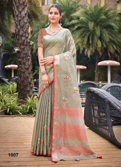 LINEN FASHION BY SANGAM LINEN SAREE LINEN EXPORTER IN GUJRAT