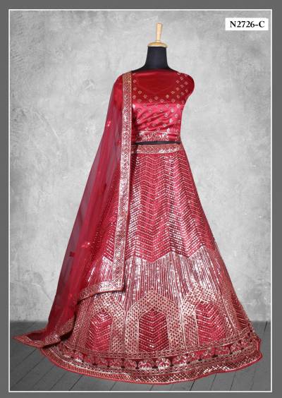 MAHOTSAV SHUBHARAMBH VOL-03 N2723 TO N2726 DESIGNER LEHENGA CHOLI WHOLESALER IN INDIA