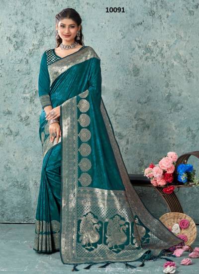 VAR VADHU BY SANGAM BANARASI SILK SAREE MANUFACTURER IN GUJRAT