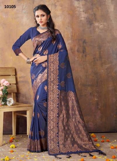 RAJVANSHI BY SANGAM BANARASI SILK SAREE WHOLESALER IN SURAT