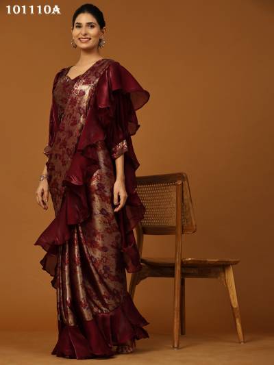 SERIES – 101110A TO 101110C BY AMOHA FANCY SAREE MANUFACTURER IN INDIA