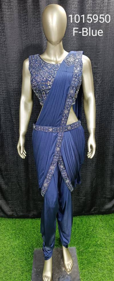 AMOHA 1015950 COLOUR'S 1015950E TO 1015950G READYMADE DHOTI SAREE