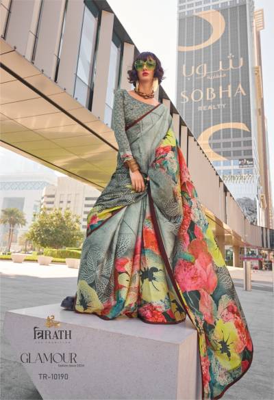 GLAMOUR BY TRIRATH PRINTED SAREE WHOLESALER IN SURAT
