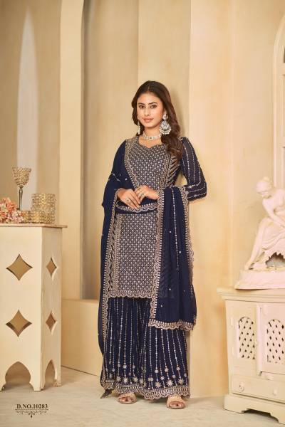 ANJUBAA VOL 28 BY ANJUBAA FAUX GEORGETTE SALWAR KAMEEZ WHOLESALER IN INDIA
