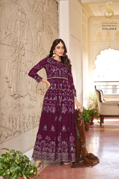 ANOKHI BY SABAH GEORGETTE GOWN MANUFACTURER IN INDIA