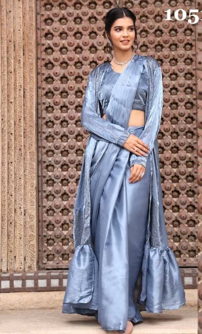 D.NO. 10515A TO 10515E BY AMOHA SILK FABRIC SAREE WHOLESALER IN INDIA