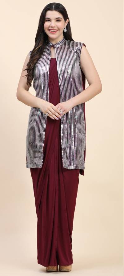 D.NO. 10519A TO 10519D BY AMOHA PARTY WEAR SAREE MANUFACTURER IN INDIA