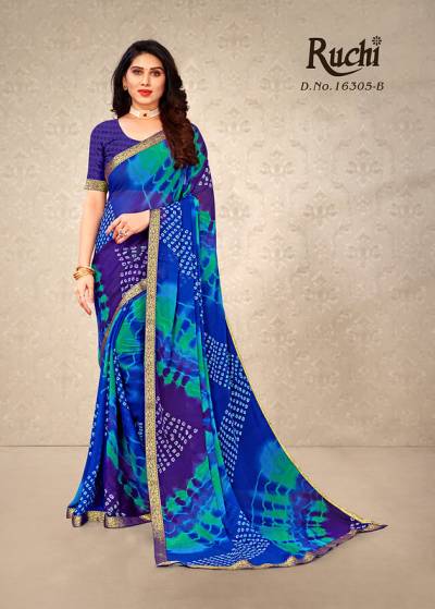 RUCHI SIMAYAA 16305A TO 16305F PRINTED SAREE WHOLESALER