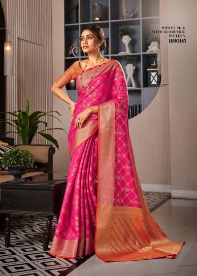 RANGOON BY RAJPATH SOFT HANDLOOM PATOLA WEAVING SAREES MANUFACTURER IN INDIA