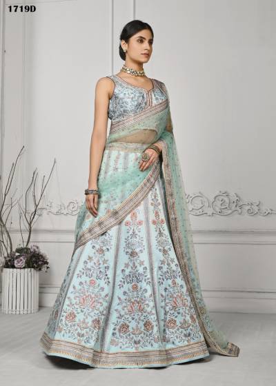 SWAROVSKI’S ENCHANTING LEHENGA COLLECTION VOL 17 BY SAPTRANGI LEHENGA CHOLI EXPORTER IN INDIA