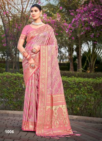 SHIV GOURI BY BUNAWAT STAIN SILK SAREE WHOLESALER IN INDIA