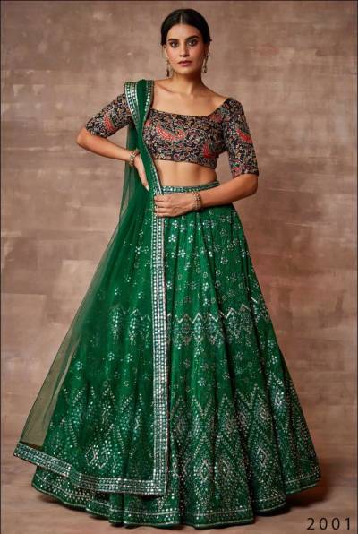 ARCA BY ALFAAZ BANGLORI SILK LEHENGA CHOLI WHOLESALER IN INDIA