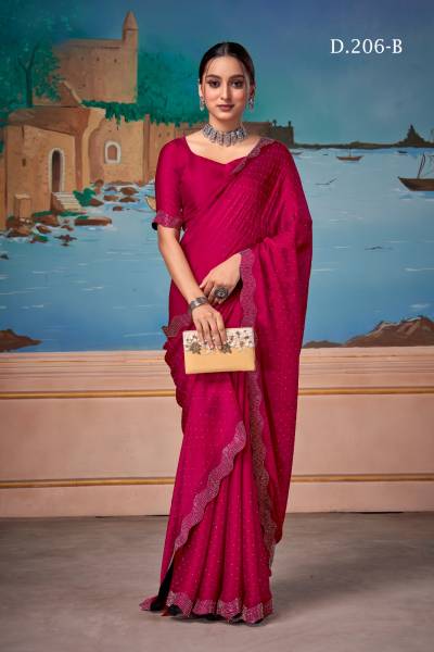 D.NO. 206A TO 206G BY SUMA DESIGNER CHIFFON SAREE WHOLESALER IN INDIA