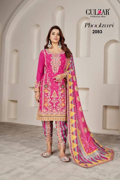 PHOOLZARI BY GULZAR EMBROIDERY SALWAR KAMEEZ WHOLESALER IN INDIA