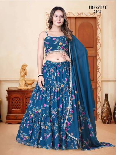 VOLUME-07 BY DRESSTIVE DIGITAL PRINTED LEHENGA CHOLI WHOLESALER IN INDIA