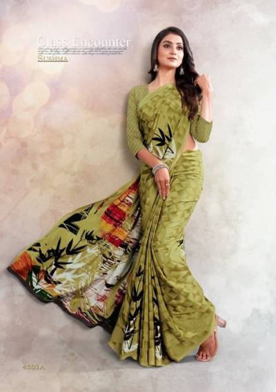 FASHION 45 BY SUSHMA  CRAPE SAREES MANUFACTURE IN INDIA