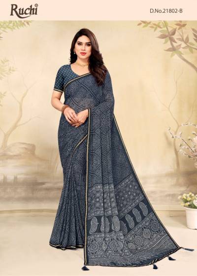 DHUN VOL-2 BY RUCHI CHIFFON SAREE MANUFACTURER IN INDIA