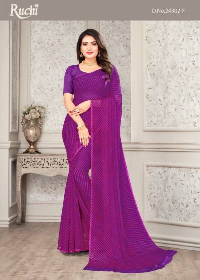 STAR CHIFFON VOL-105 BY RUCHI LEHRIYA SAREE WHOLESALER IN INDIA