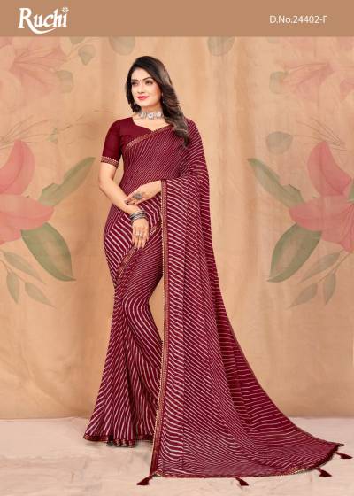 JALPARI VOL-5 BY RUCHI CHIFFON SAREE WHOLESALER IN INDIA