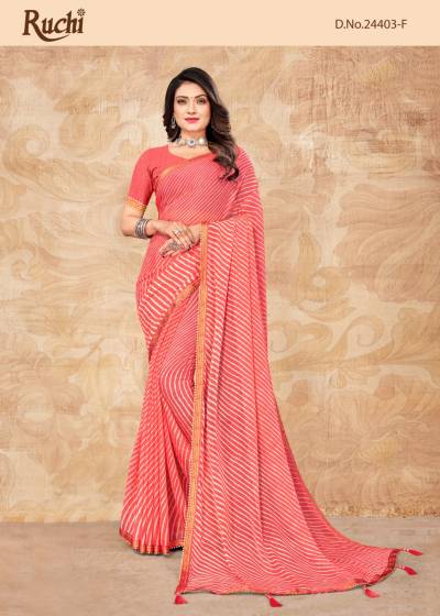 JALPARI VOL 6 BY RUCHI CHIFFON SAREE MANUFACTURER IN GUJARAT