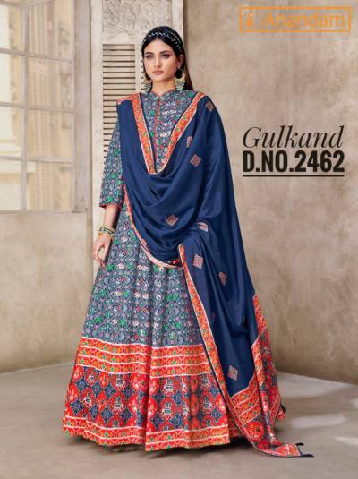 ANANDAM GULKAND 2459 TO 2463 DESIGNER GOWN ONLINE STORE