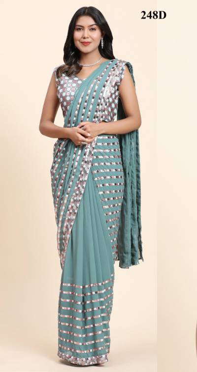 D.NO. 248A TO 248D BY AMOHA PURE GEORGETTE SAREE WHOLESALER IN INDIA
