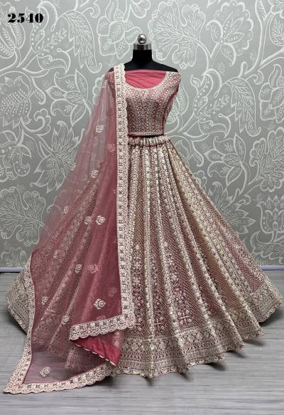 D.NO. 2540 BY ANJANI ART EMBROIDERY LEHENGA CHOLI MANUFACTURER IN INDIA