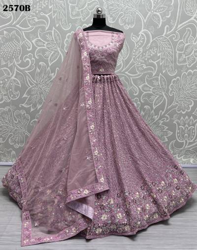 D.NO. 2570A TO 2570C BY ANJANI ART DESIGNER LEHENGA CHOLI WHOLESALERS IN SURAT