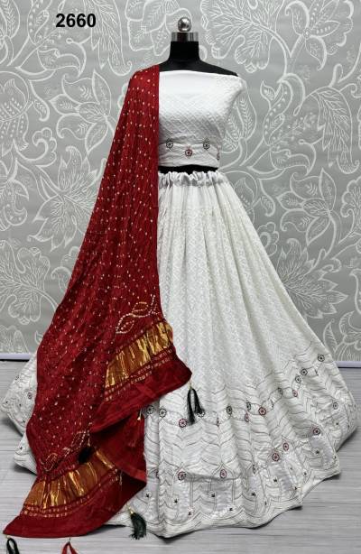 D.NO. 2660 BY ANJANI ART GEORGETTE LEHENGA CHOLI MANUFACTURER IN INDIA