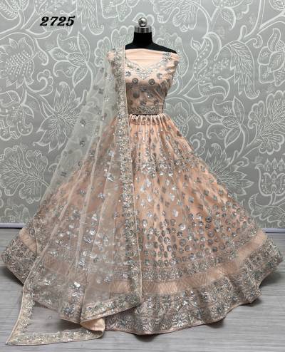 ANJANI ART 2725 DESIGNER WEDDING LEHENGA CHOLI WHOLESALER IN INDIA