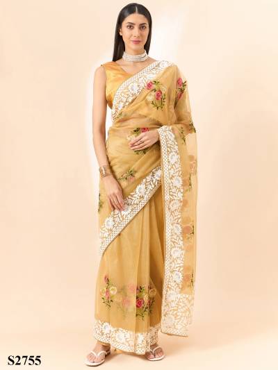 ROOZAL VOL-08 BY MAHOTSAV ORGANZA SAREE MANUFACTURER IN INDIA