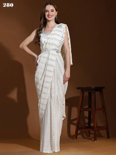 D.NO. 280 BY AMOHA PURE VISCOSE  SAREE  WHOLESALER IN INDIA