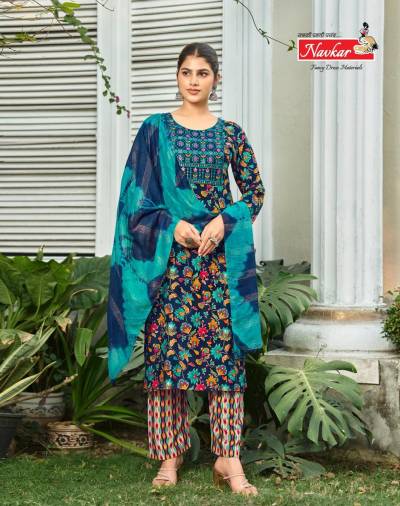 SABA VOL 8 BY NAVKAR DESIGNER EMBROIDERY SALWAR SUIT WHOLESALER IN INDIA