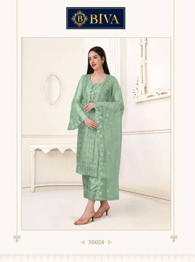 AHANAA BY BIVA HEAVY BUTTERFLY NET SALWAR KAMEEZ MANUFATURE IN INDIA