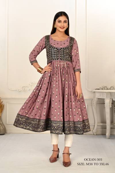 OCEAN BY SAGAR IMPEX COTTON KURTI WHOLESALER IN INDIA