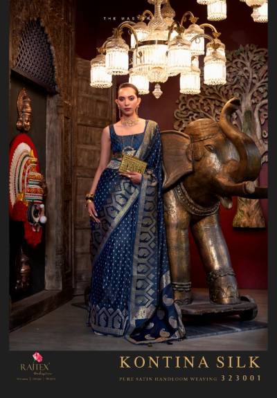 KONTINA SILK BY RAJTEX SATIN SAREE MANUFACTURER IN INDIA