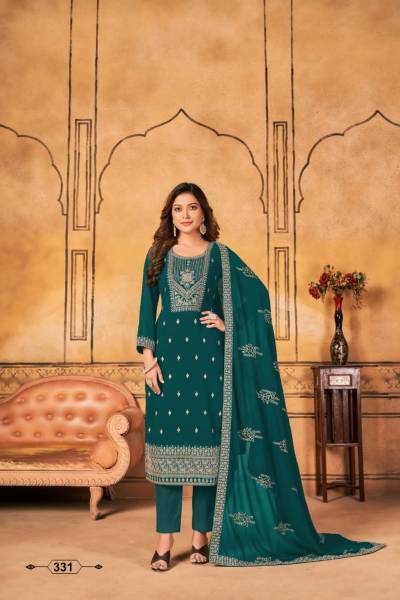 TWISHA VAANI VOL-33 331 TO 334 DESIGNER SALWAR SUIT WHOLESALER IN SURAT