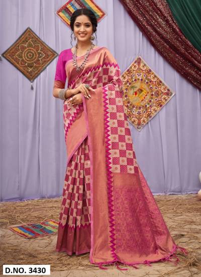 SANGAM KASIDA SILK 3425 TO 3430 COTTON SAREE WHOLESALER