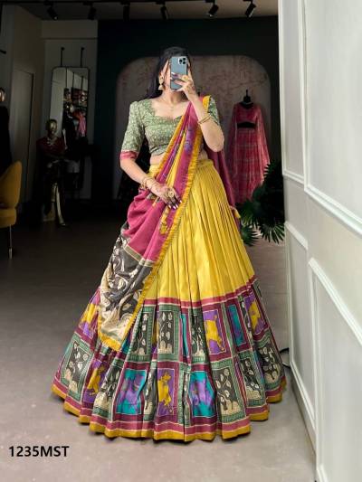 LNB VAISHNAVI 1235 DESIGNER SILK LEHENGA CHOLI WHOLESALER IN INDIA