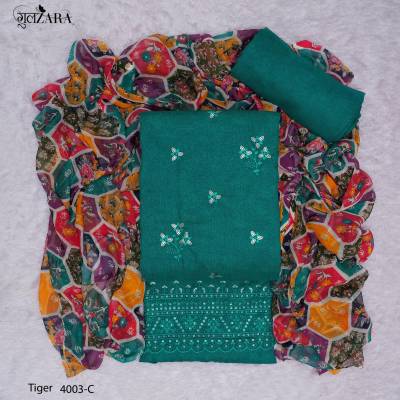 TIGER BY GULZARA EMBROIDERY SALWAR KAMEEZ MANUFACTURER IN INDIA