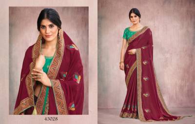 MAHOTSAV DRASHTI DESIGNER SILK SAREE WHOLESALER IN SURAT