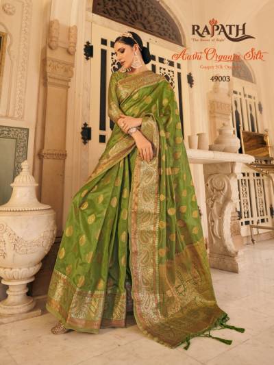 RAJYOG RAJPATH AASHI ORGANZA SILK 49001 TO 49006 WHOLESALE SAREES