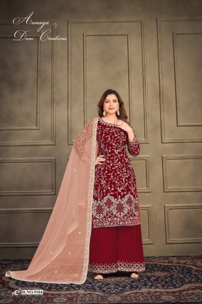 TWISHA AANAYA VOL-151 5101 TO 5104 Plazzo Salwar Suit Wholesaler in Surat