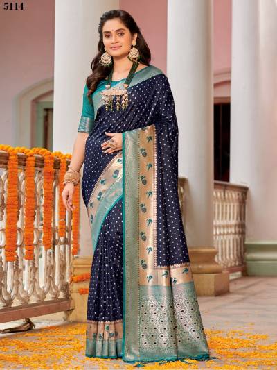 GARVIT BY SANGAM PRINTS BANARASI SILK SAREE WHOLESALER IN INDIA